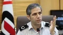 نجات ۱۴ نفر از آتش‌سوزی مجتمع مسکونی در خیابان رسالت تهران