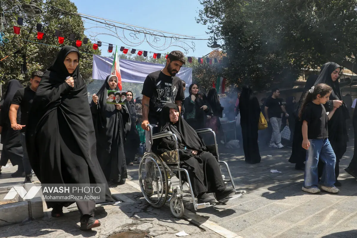 پیاده‌روی جاماندگان اربعین در تهران