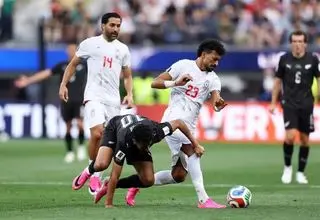 یک امتیاز حاصل تلاش ایران برابر نیوزیلند 

