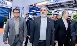 بازدید سفیر ایران در چین از غرفه کالاهای ایرانی در نمایشگاه واردات شانگهای 