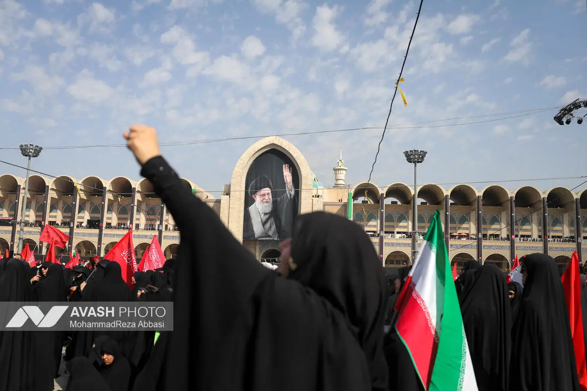 مراسم وداع با رهبر شهید انقلاب
