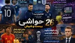 بیست و شیش/ نیمه‌نهایی جام جهانی زیر سایه تاریخ