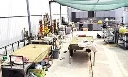 جنایت هولناک در باغ تالار بخاطر شک به زن و همکارش/ عکس