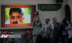 مراسم یادبود مرحوم «اکبر عبدی» در مسجد بلال صدا و سیما 