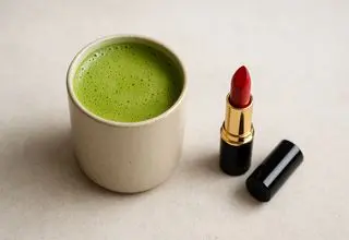 اثر رژ لب در عصر ماچا