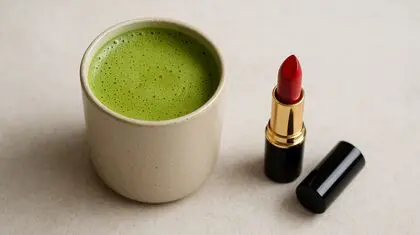 اثر رژ لب در عصر ماچا