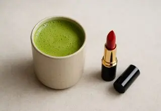 اثر رژ لب در عصر ماچا