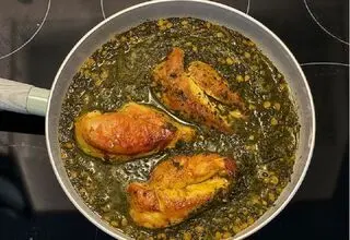 طرز تهیه مرغ نعناعی 