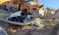 اعلام مصدومان در تصادف زنجیره‌ای جاده دماوند+ عکس