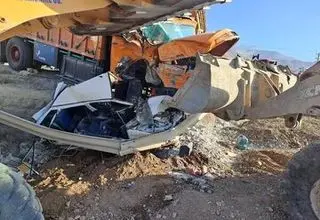 اعلام مصدومان در تصادف زنجیرهای جاده دماوند+ عکس