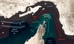 دومین شناور متخلف در تنگه هرمز مورد اصابت قرار گرفت