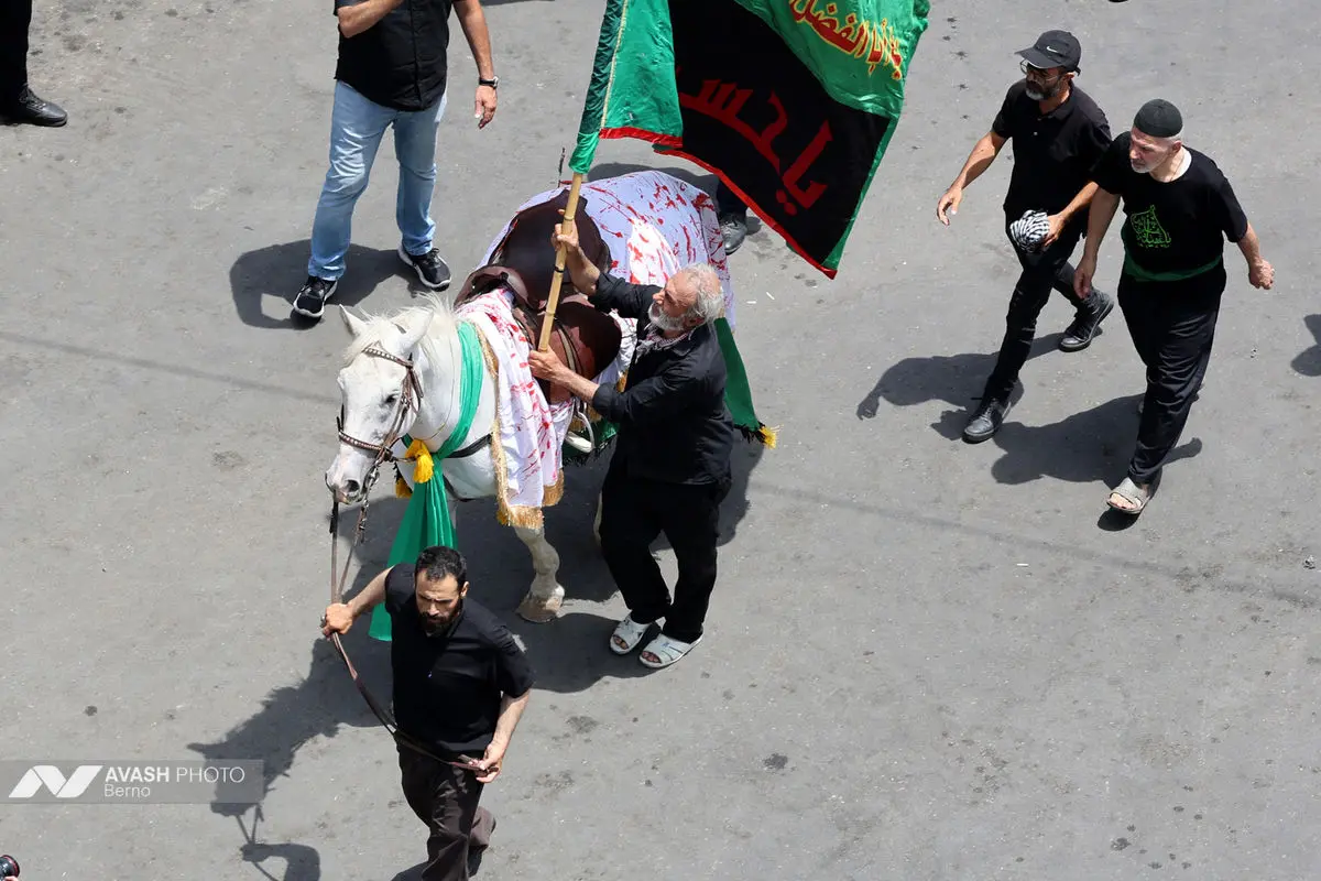 خیمه سوزان ظهر عاشورا - چهارراه گلوبندک