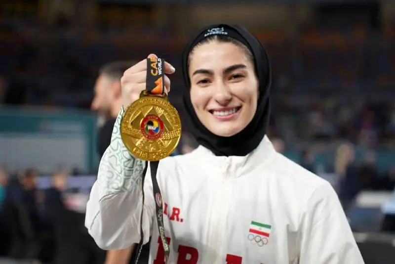 نخستین طلای تاریخ بانوان بر گردن گلشادنژاد