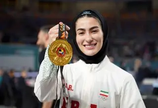 نخستین طلای تاریخ بانوان بر گردن گلشادنژاد