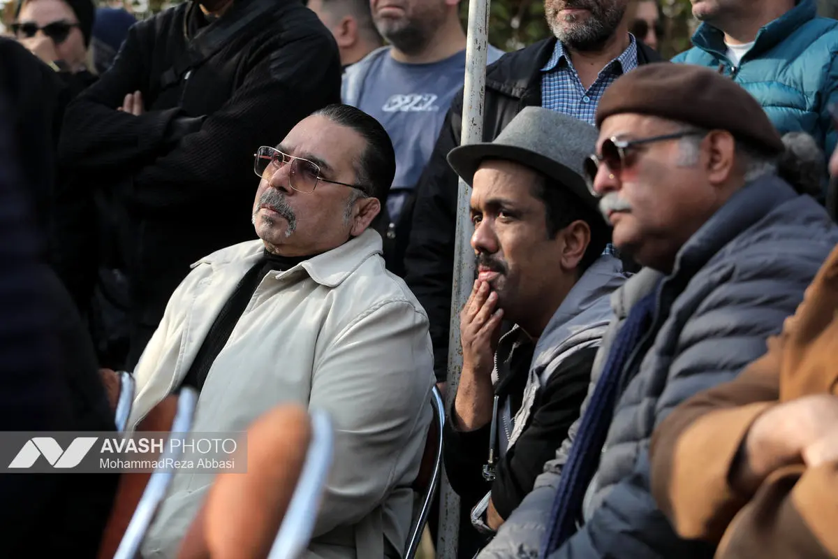 مراسم تشییع و خاکسپاری سعید پیر دوست