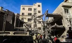 تصاویر حجم خسارات حمله به ساختمان‌های مسکونی خیابان مجاهدین اسلام