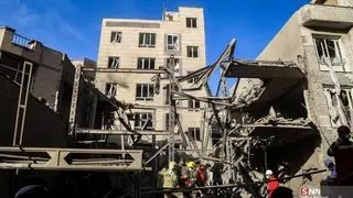 تصاویر حجم خسارات حمله به ساختمان‌های مسکونی خیابان مجاهدین اسلام