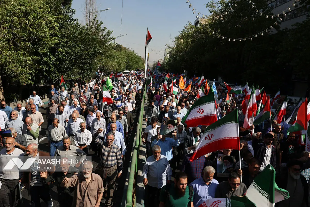 نماز جمعه و راهپیمایی «بشارت نصر» - تهران