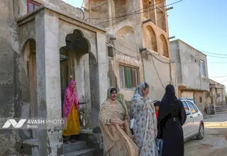 لافت، شهر بادگیرها بعد از بارندگی های اخیر