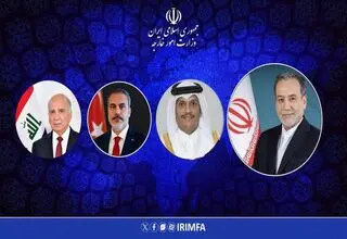 وزرای امور خارجه قطر، عراق و ترکیه با عراقچی گفت‌وگو کردند