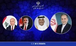 وزرای امور خارجه قطر، عراق و ترکیه با عراقچی گفتگو کردند