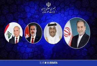 وزرای امور خارجه قطر، عراق و ترکیه با عراقچی گفت‌وگو کردند