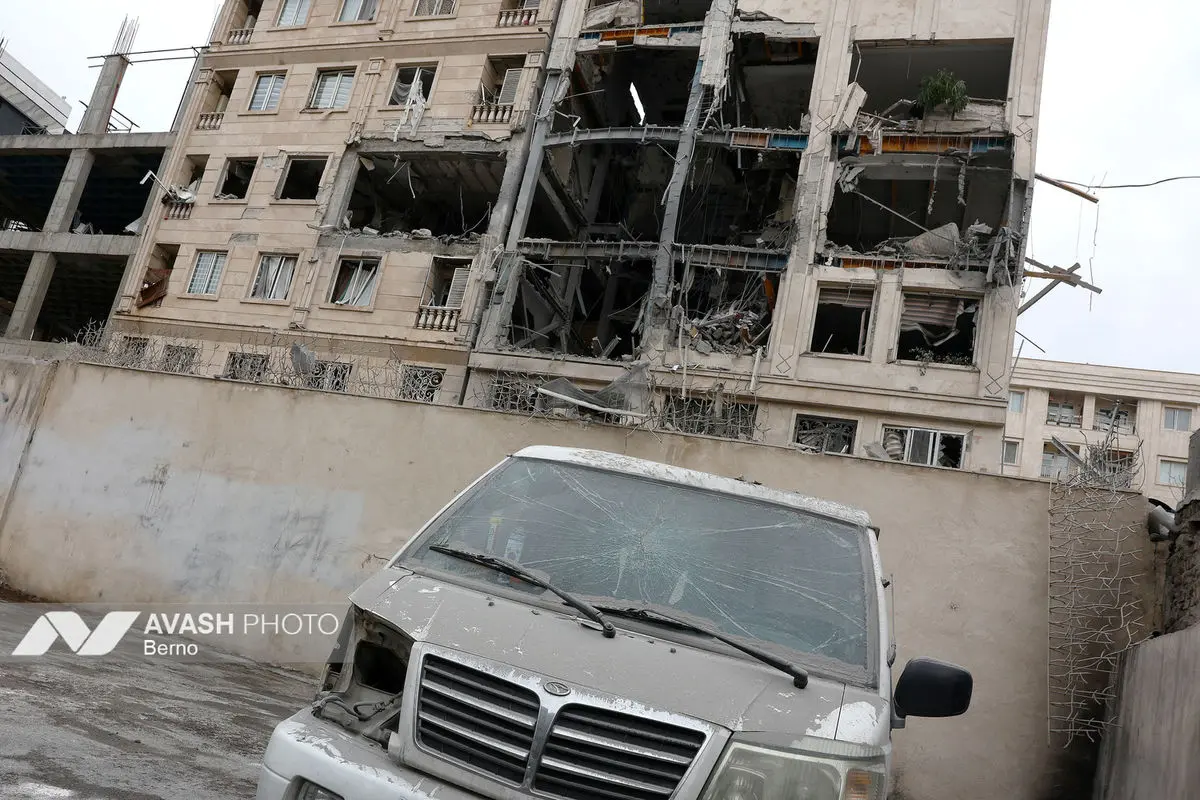 خسارات ناشی از تجاوز هوایی آمریکا و رژیم صهیونیستی به ایران - تهران