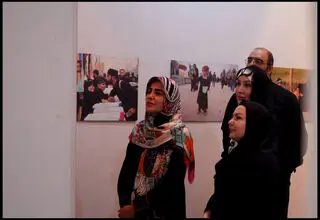 نمایشگاه نقاشی «خیمه هنر» افتتاح شد