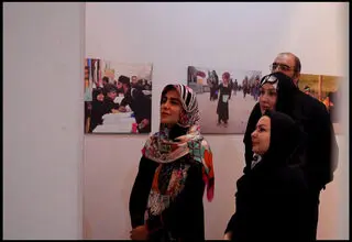نمایشگاه نقاشی «خیمه هنر» افتتاح شد