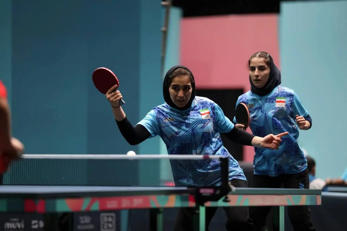برد مقتدرانه تیم ملی تنیس روی میز بانوان ایران مقابل لبنان