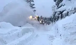 هشدار پلیس راه درباره تشدید برف و کولاک در محورهای برون‌شهری چند استان