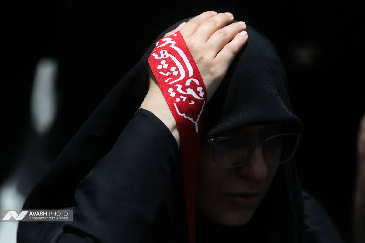 مراسم تشییع پیکر سردار حاجی زاده