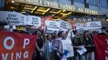 دستبند پلیس آمریکا بر دست حامیان یهودی کودکان غزه