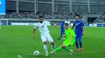 پنالتی مردود ایران را ببینید و قضاوت کنید! + عکس