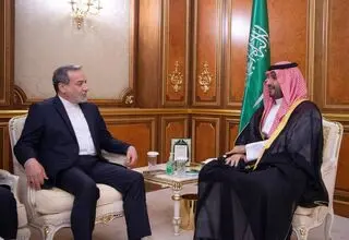 دیدار سیدعباس عراقچی با بن سلمان در جده 