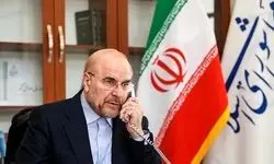 تماس تلفنی قالیباف با رئیس مجلس پاکستان