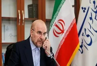 تماس تلفنی قالیباف با رئیس مجلس پاکستان