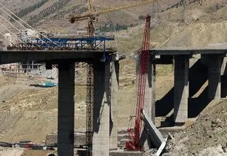 آغاز بازسازی پل B۱ کرج/ تصاویر