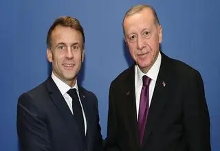 گفت‌وگوی تلفنی اردوغان و ماکرون درباره تنگه هرمز