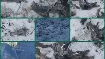 انهدام یک فروند موشک کروز در روستای جاسب  + عکس 