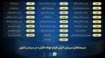 سینماهای میزبان «قرار دوم» انجمن سینمای جوانان ایران معرفی شدند