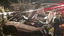 مرگ 2 جوان در تصادف مرگبار یک پرشیا در بزرگراه یاسینی