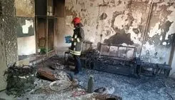 حریق منزل مسکونی در فومن یک فوتی بر جای گذاشت + عکس 