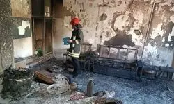 حریق منزل مسکونی در فومن یک فوتی بر جای گذاشت + عکس 