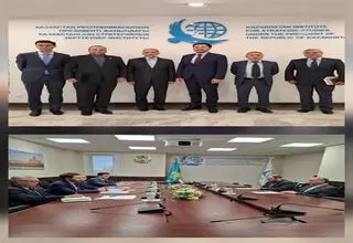 رایزنی سفیر ایران با رئیس موسسه مطالعات استراتژیک قزاقستان  