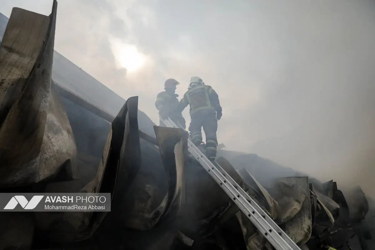 آتش‌سوزی بازار بزرگ جنت‌ - تهران