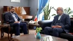 دیدار مشاور وزارت امور خارجه با مدیرعامل بنیاد رودکی