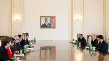 دیدار مسئول سیاست خارجی اتحادیه اروپا با رئیس‌جمهور آذربایجان