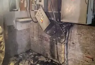 آتش‌سوزی وحشتناک در بیمارستان شاه‌ولی یزد