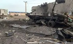 حمله آمریکایی-اسرائیلی به انبار هلال‌ احمر در بوشهر + عکس 